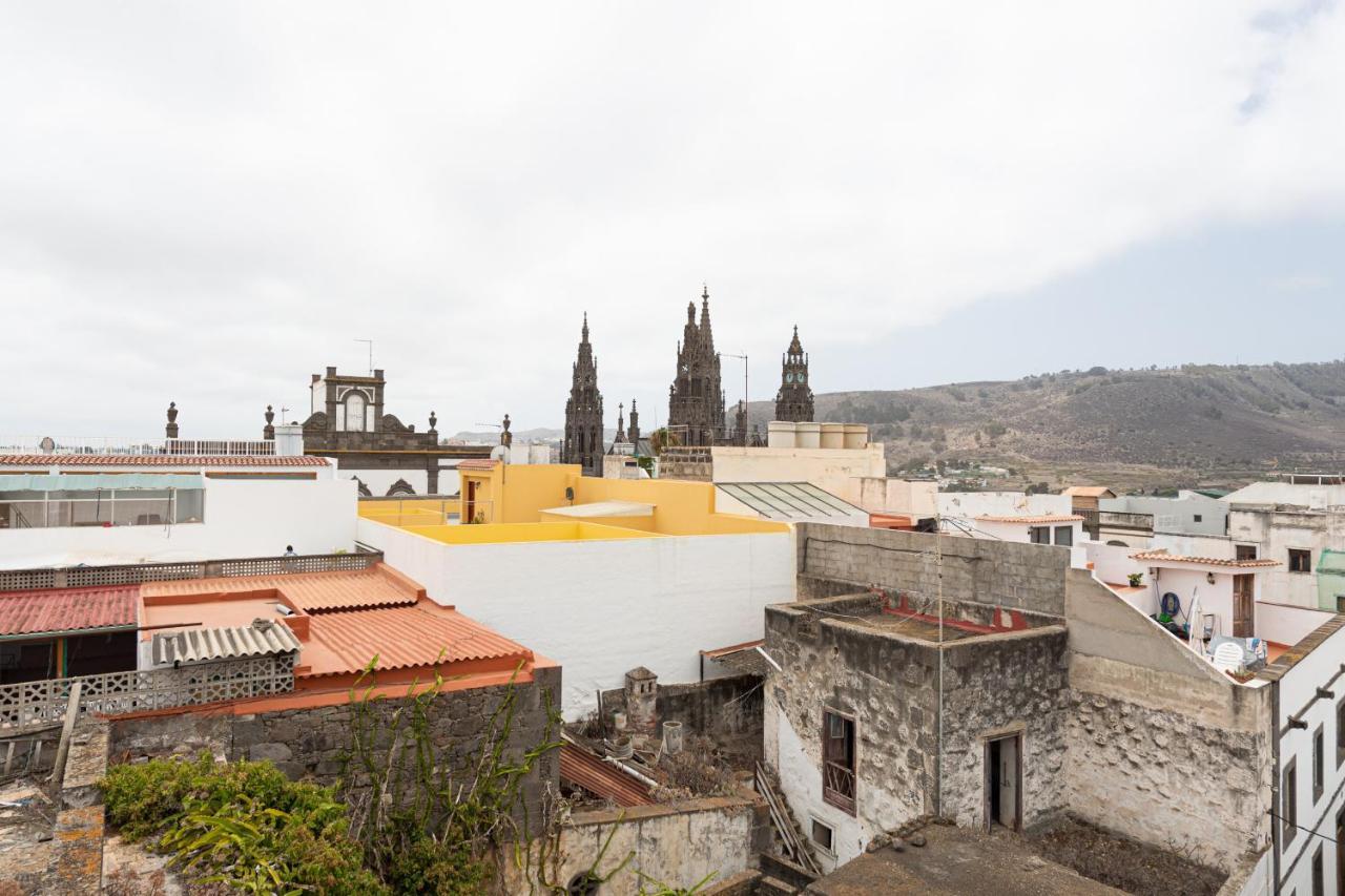 Homeforguest New Duplex With Rooftop Next To Arucas Cathedral Exterior foto